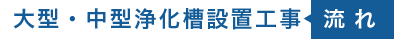 大型中型浄化槽の流れ